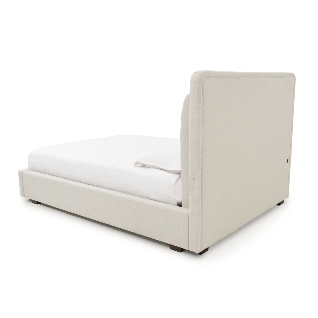 Elisha Fabric Queen Bed Beige