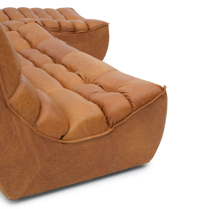 Nesto Leather Modular Set Cognac