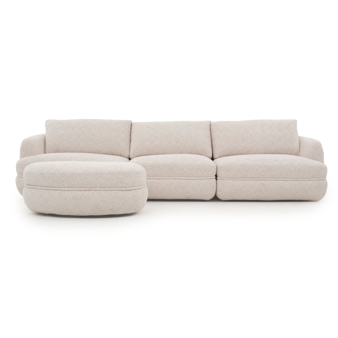 Esteli Fabric Modular Set Beige