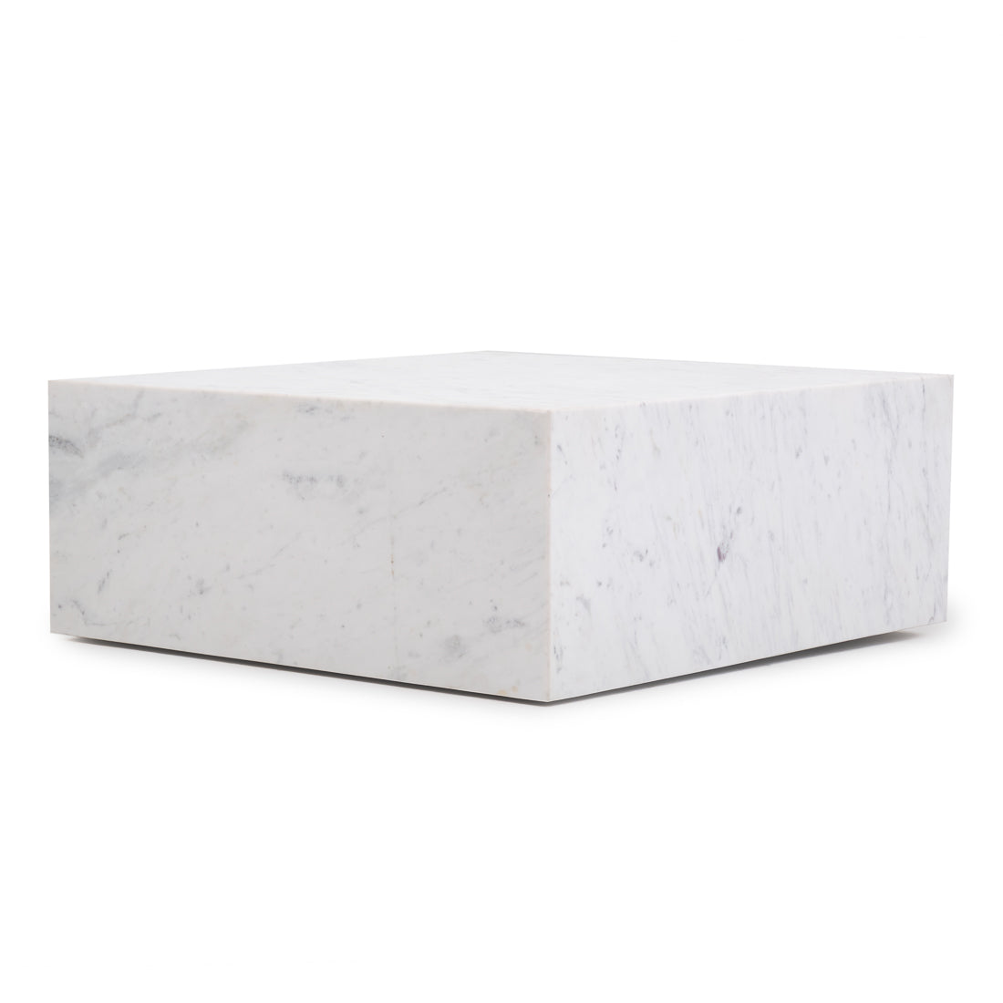 Nabby Marble Coffee Table White