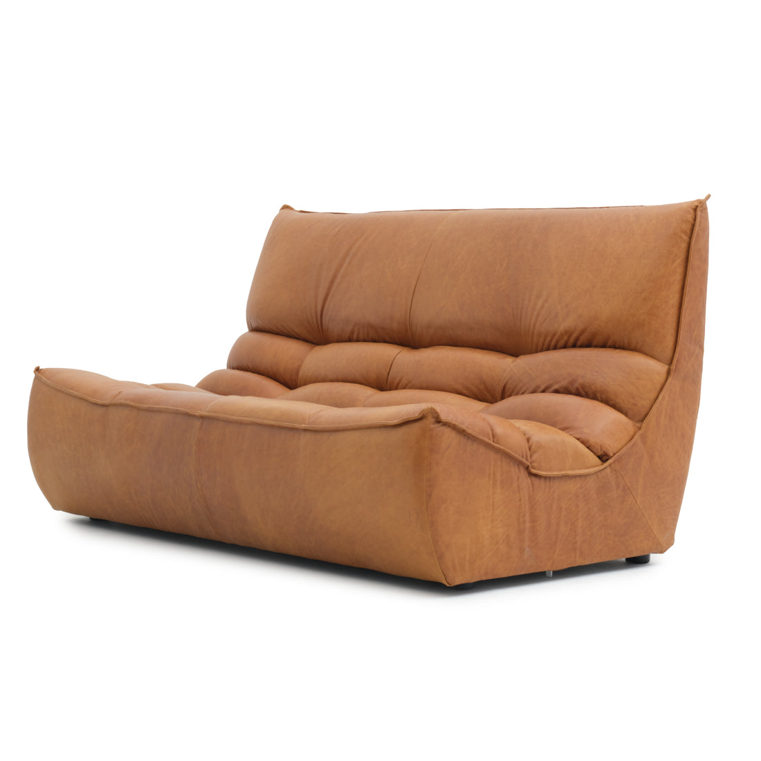 Nesto Modular Armless Loveseat Cognac