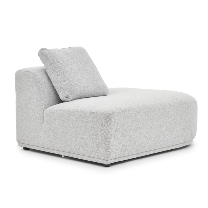 Willowdale Modular Chair W. Right Bumper Light Grey