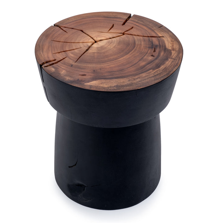 Noe Accent Stool Light Brown