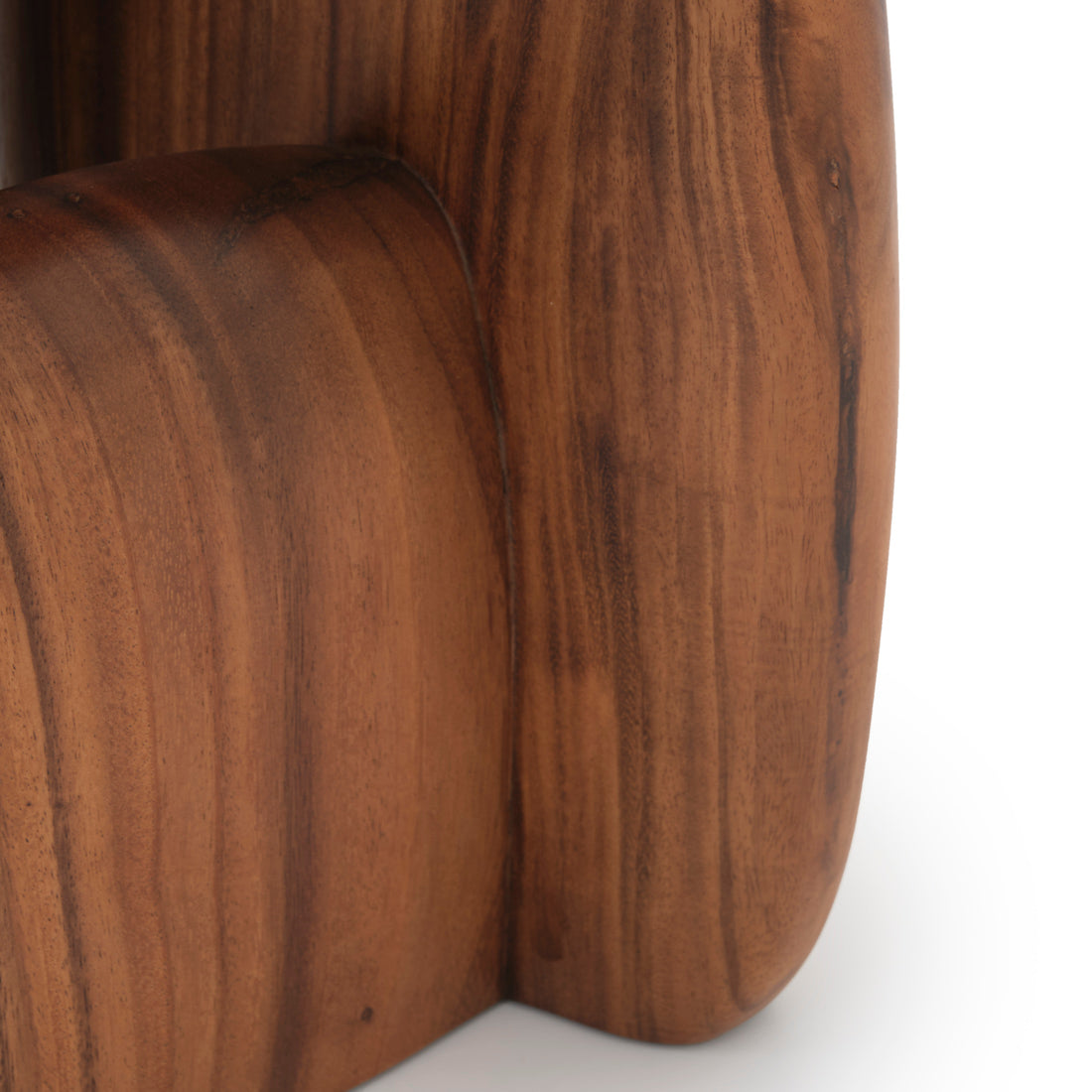 Suri Wood Accent Table Light Brown