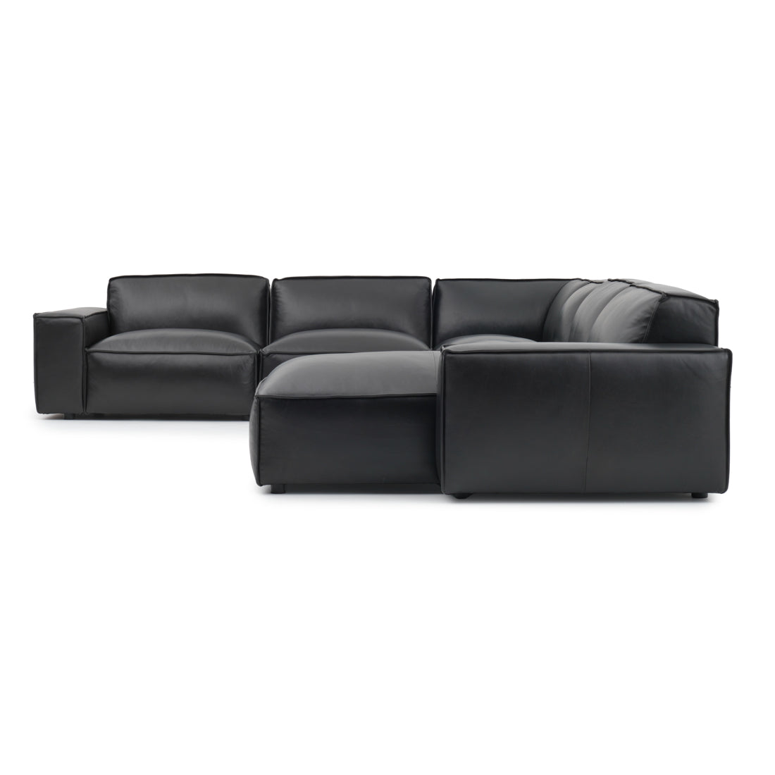Nook Leather Modular Set Black