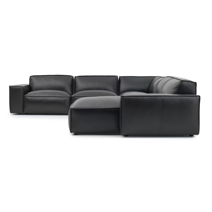 Nook Leather Modular Set Black