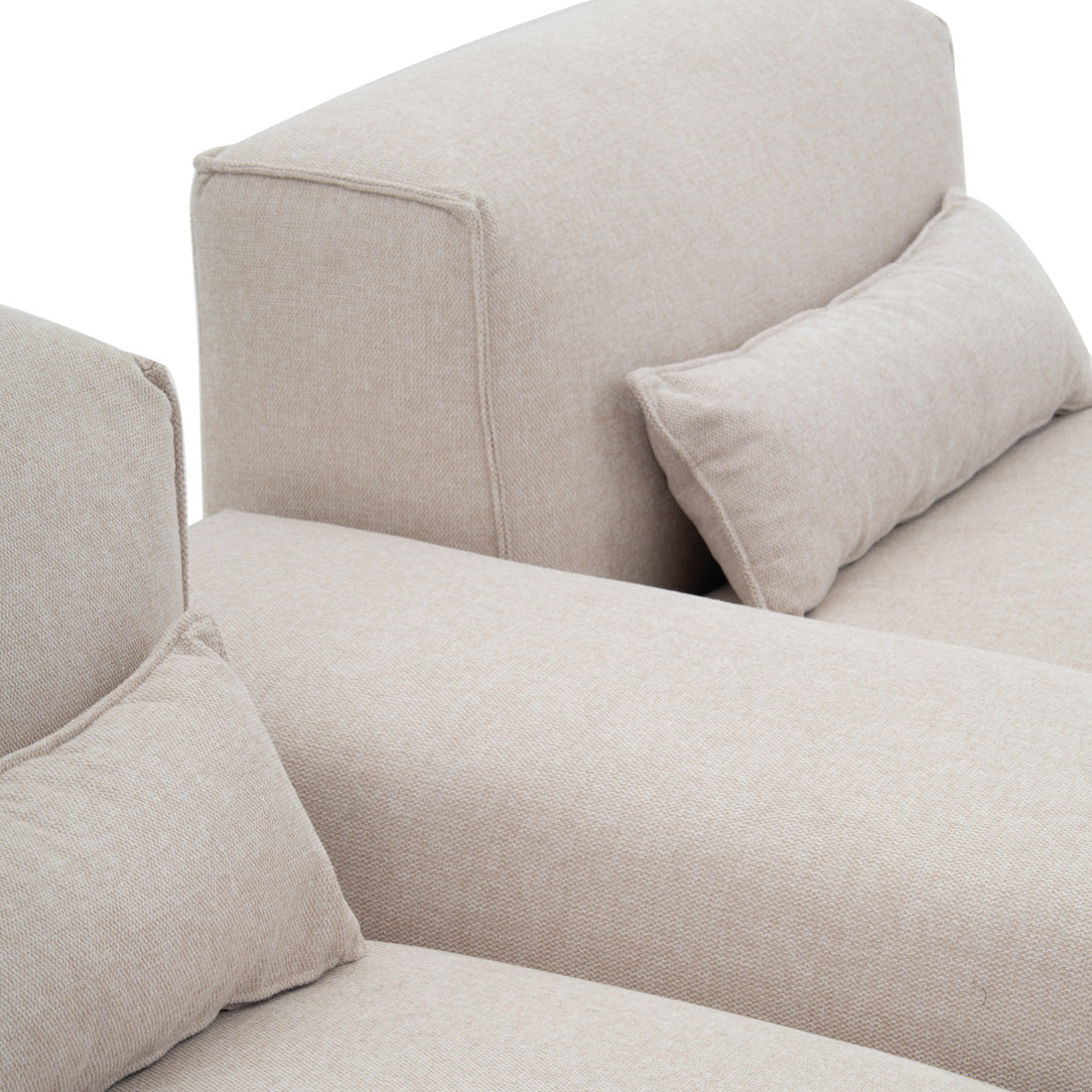 Ellemia Fabric Modular Set Beige