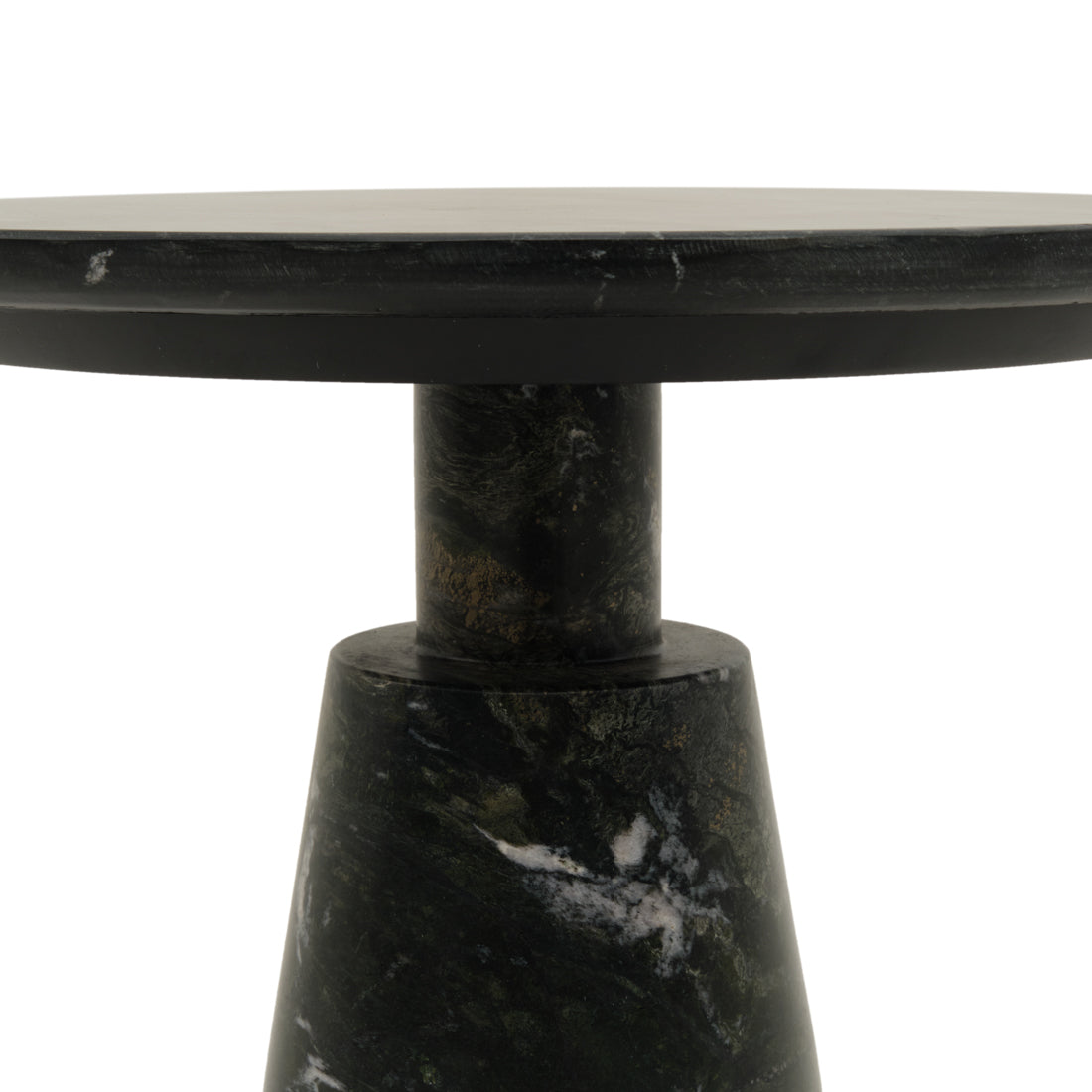 Esana Marble Accent Table Black