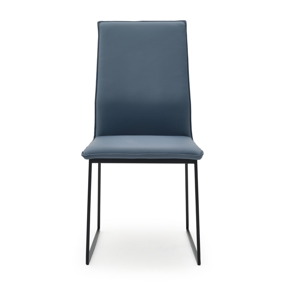 Wara Leather Chair Dark Blue