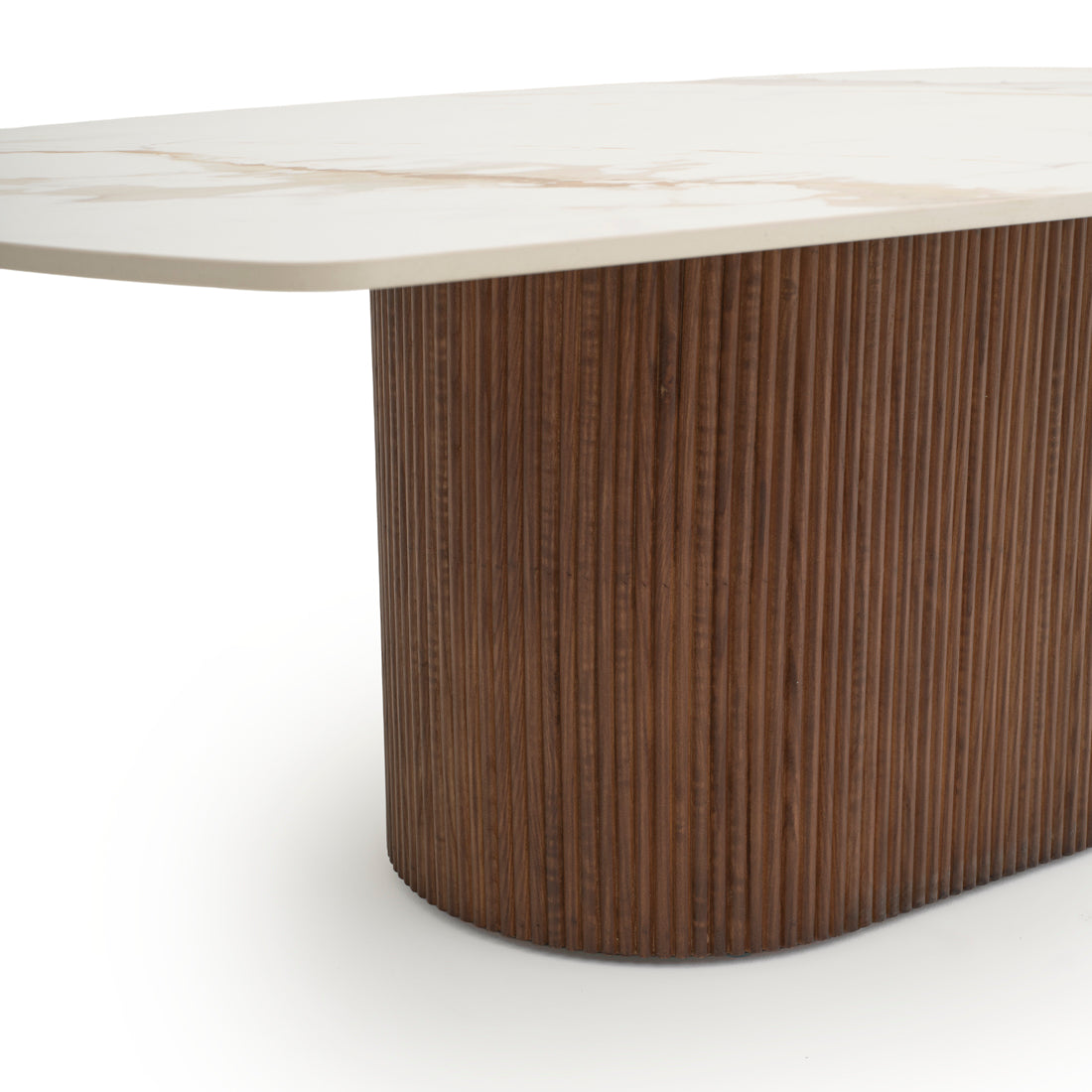 Esmeralda Ceramic Coffee Table White