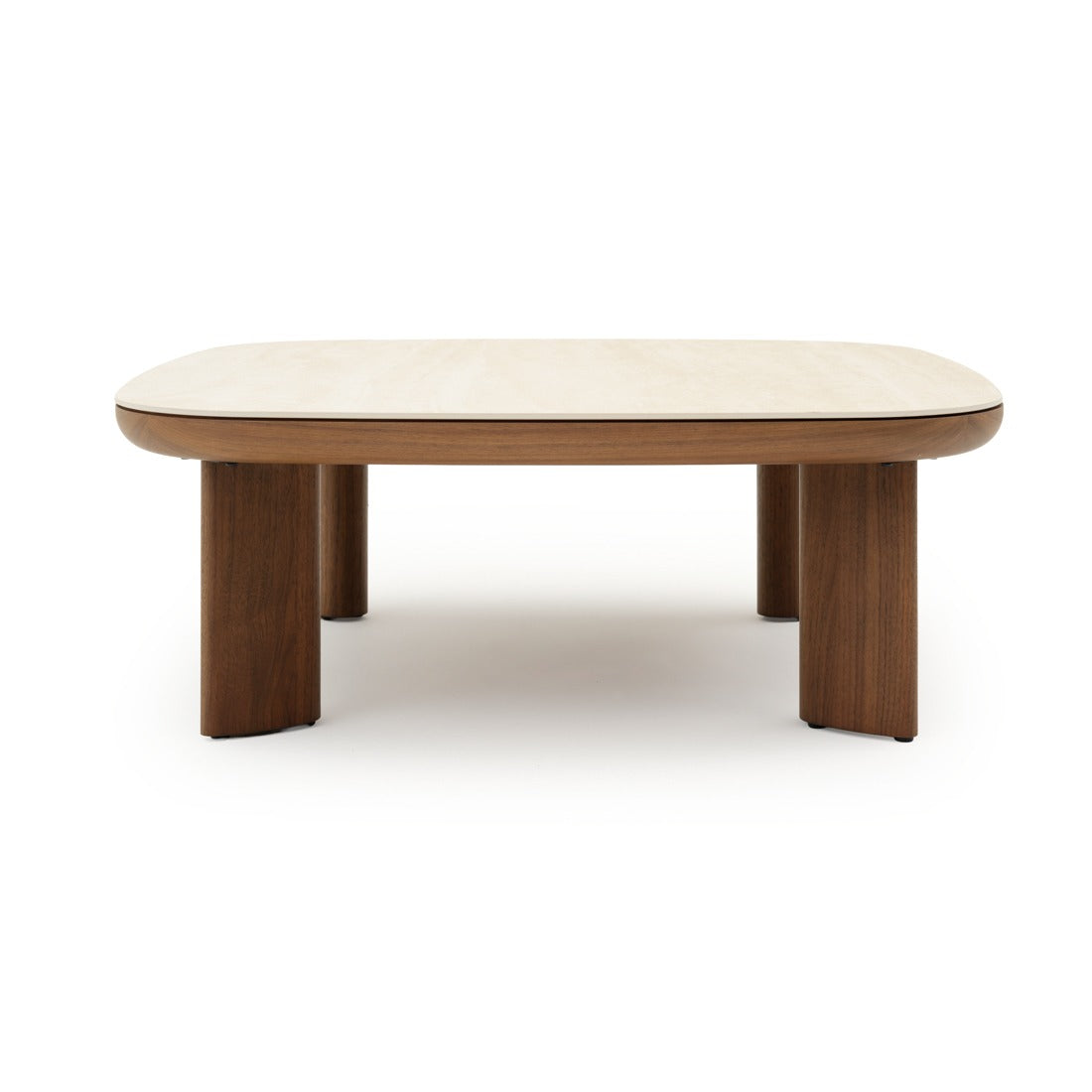 Navani Ceramic Coffee Table Light Brown