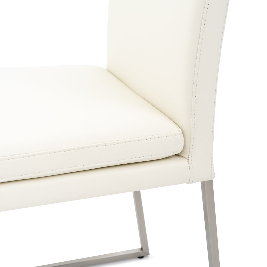 Ritz Leather Chair White
