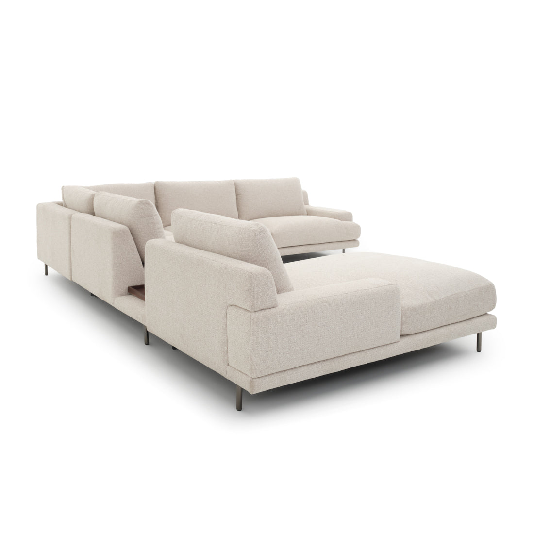 Elizabeth Fabric Modular Set Beige