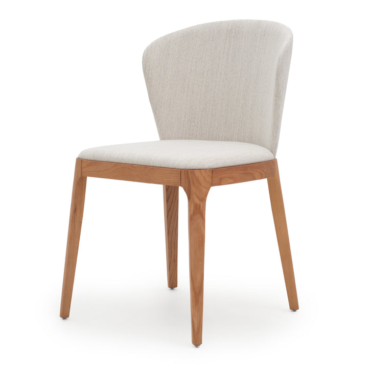 Nelvy Fabric Chair Off White