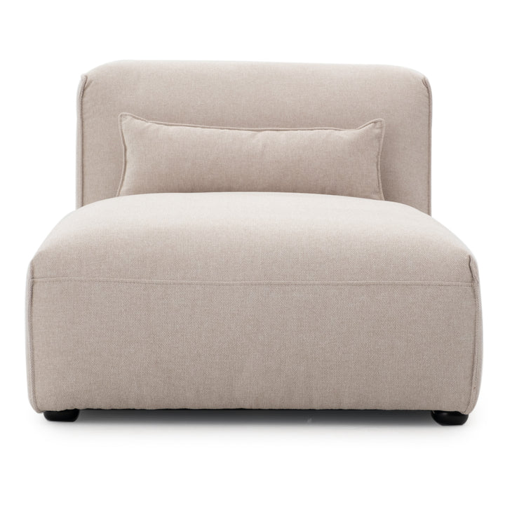 Ellemia Modular Armless Chaise Beige