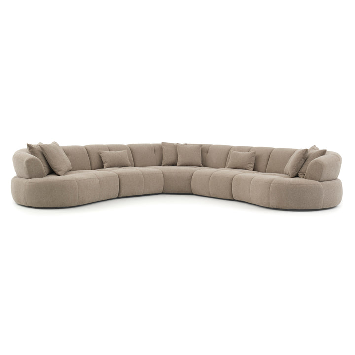 Edwina Fabric Modular Set Taupe