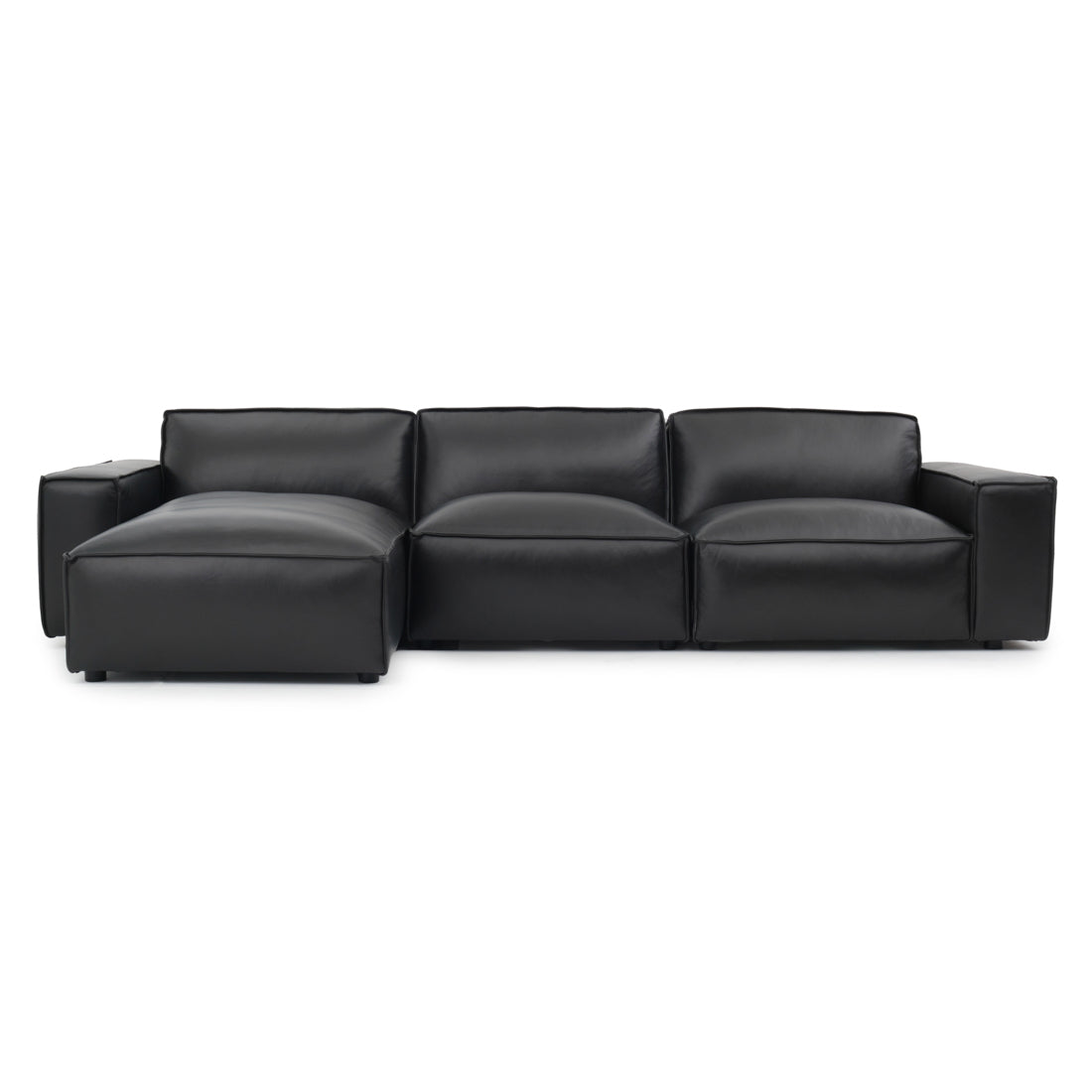 Nook Leather Modular Set Black