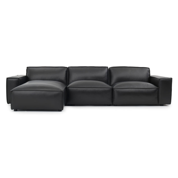 Nook Leather Modular Set Black