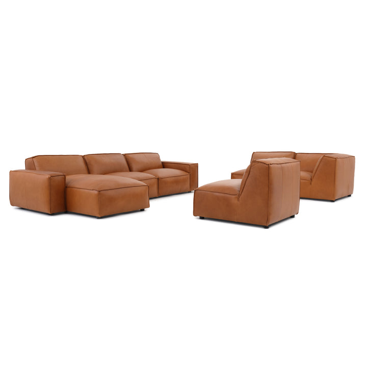 Nook Leather Modular Set Cognac