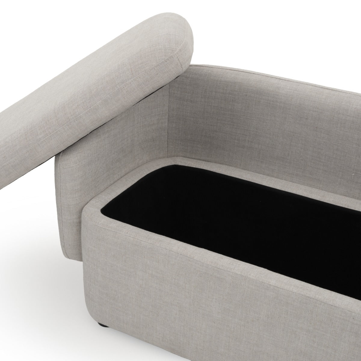 Nadima Bench with Storage Beige