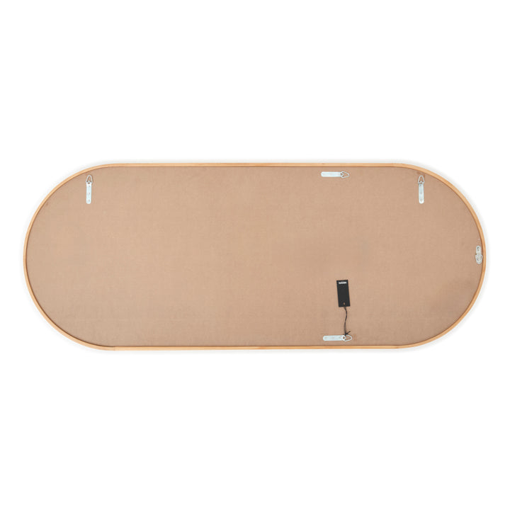 Nadino Wall Mirror Light Brown
