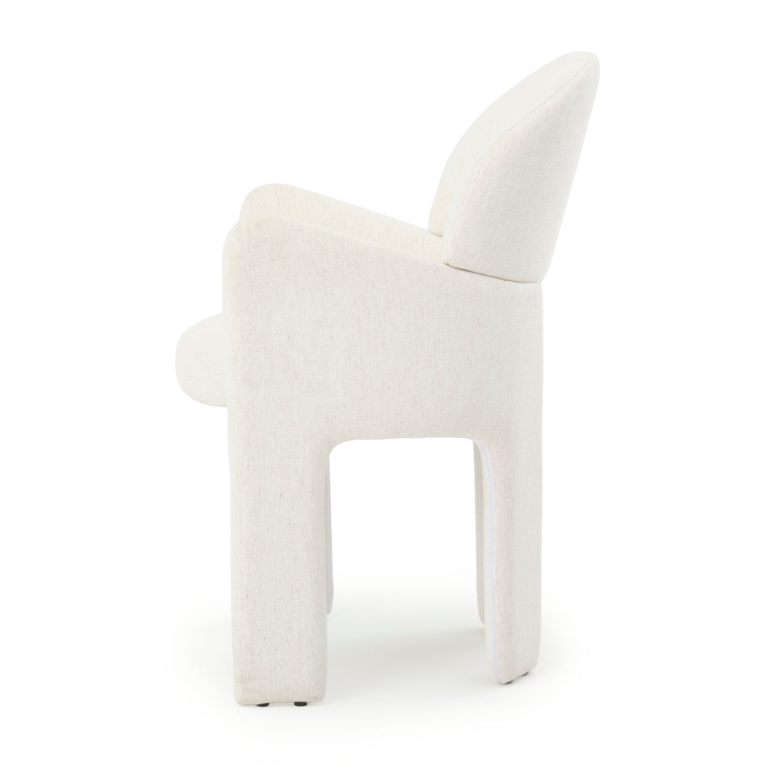 Etrina Fabric Armchair Off White