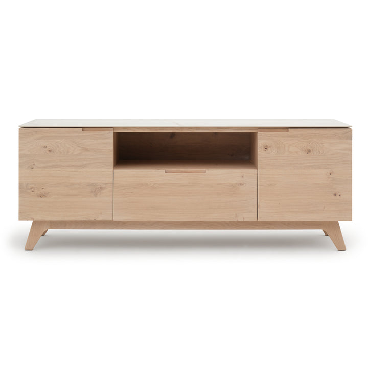 Elaina TV and Entertainment Unit Light Brown