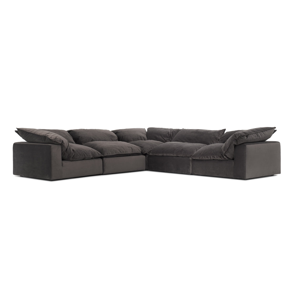 Nuage Fabric Modular Set Dark Grey