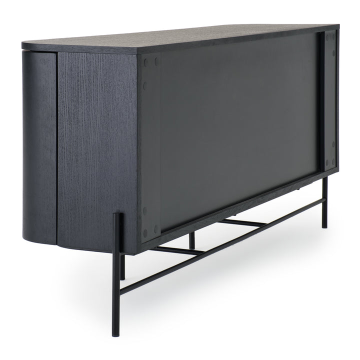 Easton Wood Sideboard Black