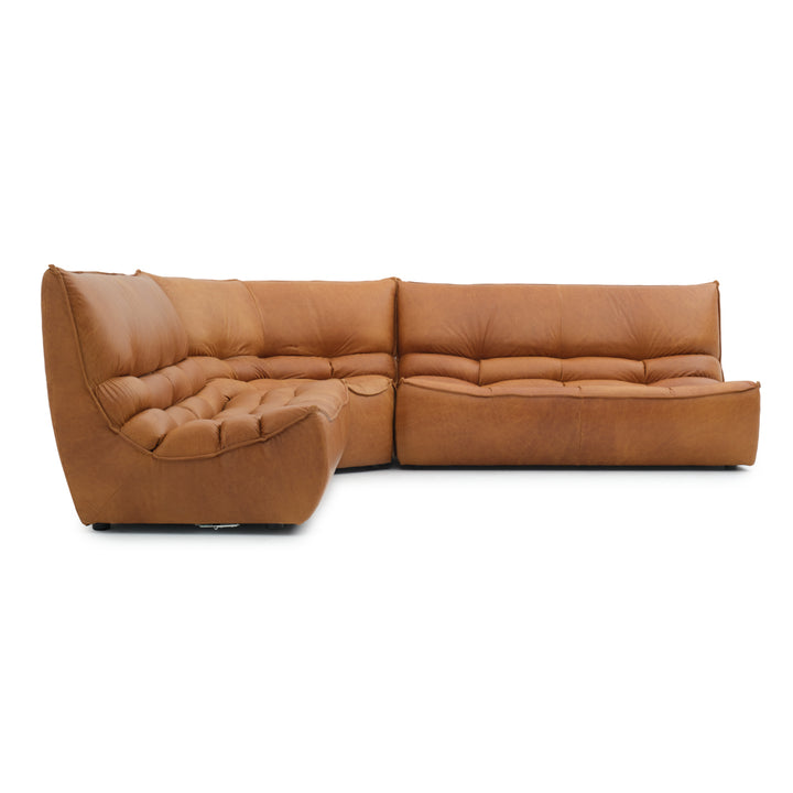 Nesto Leather Modular Set Cognac