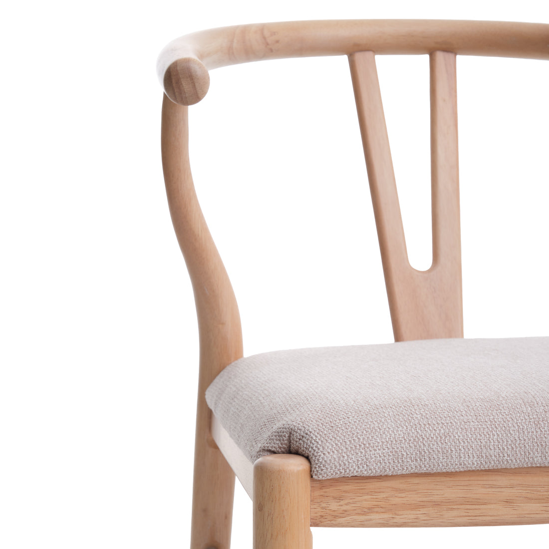 Nakesha Wood Armchair Light Brown