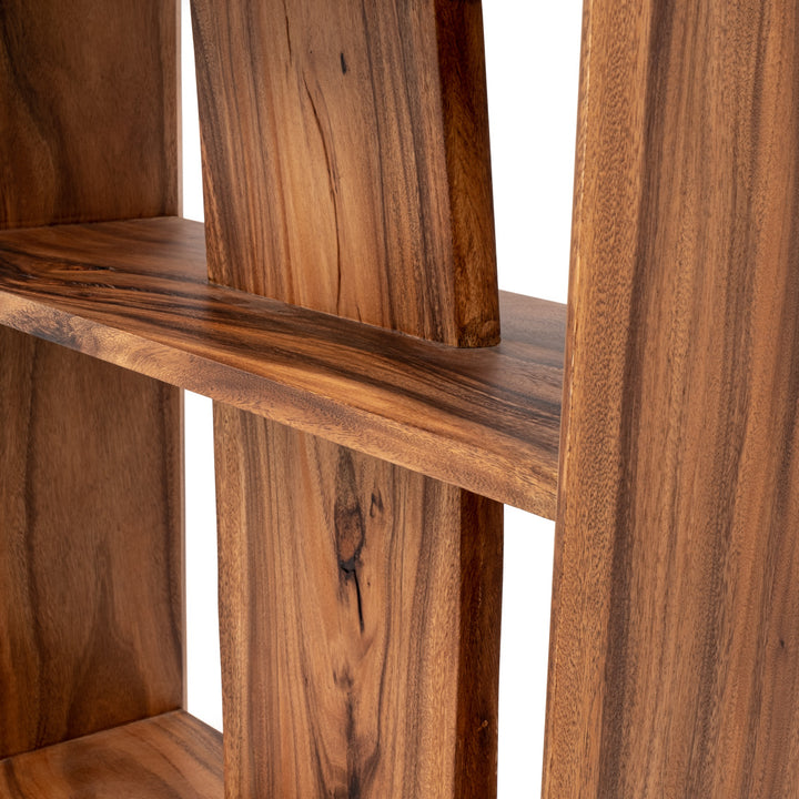 Nassil Wood Bookcase Light Brown