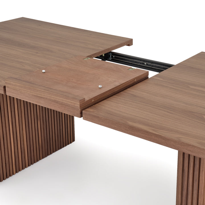 Emory Extendable Dining Table Dark Brown