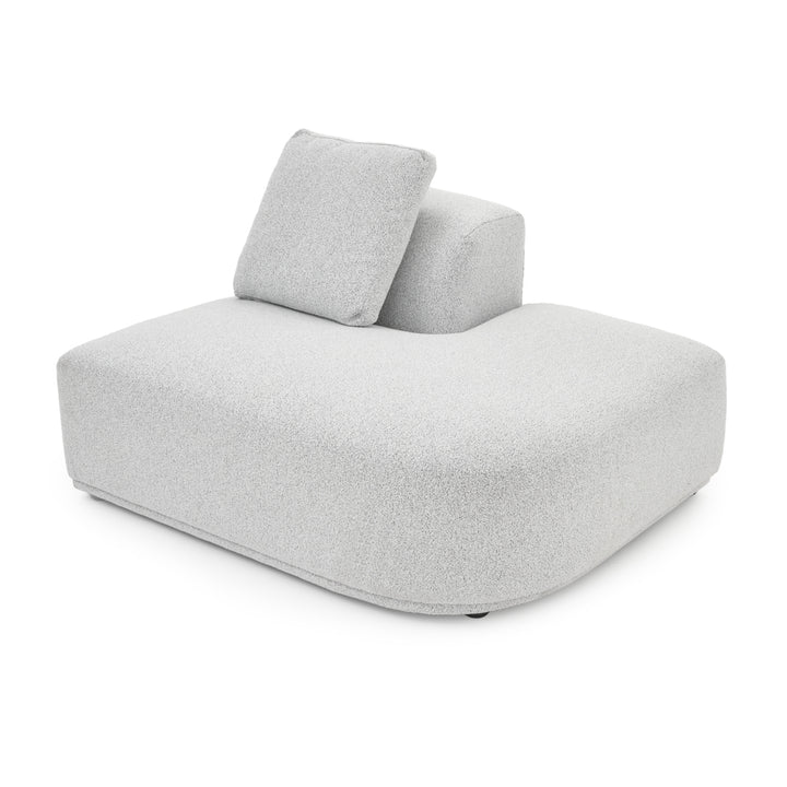 Willowdale Modular Chair W. Right Bumper Light Grey