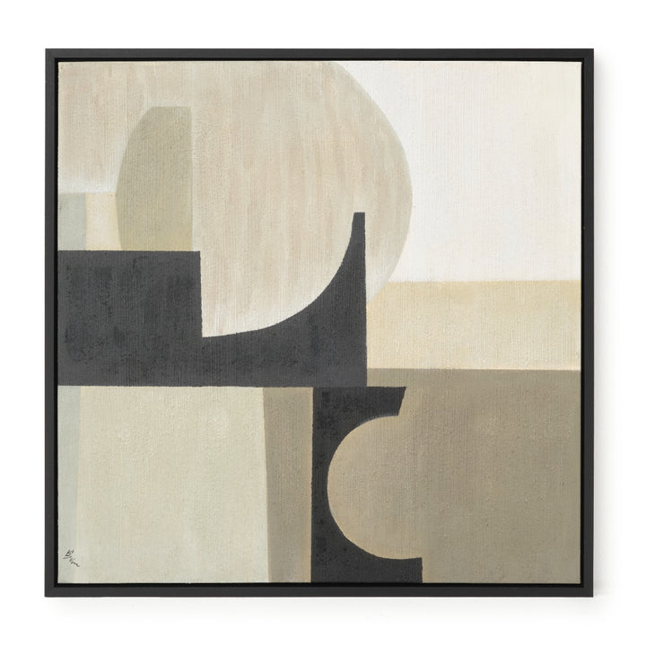 Elady Painting on Canvas Black