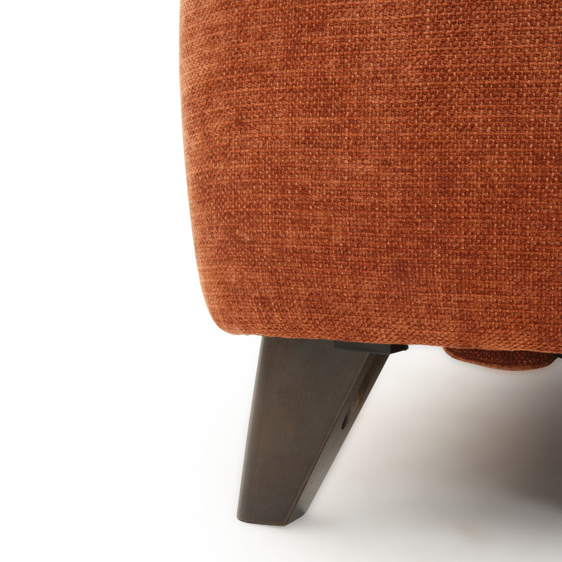 Nilani Fabric Reclining Sofa Orange
