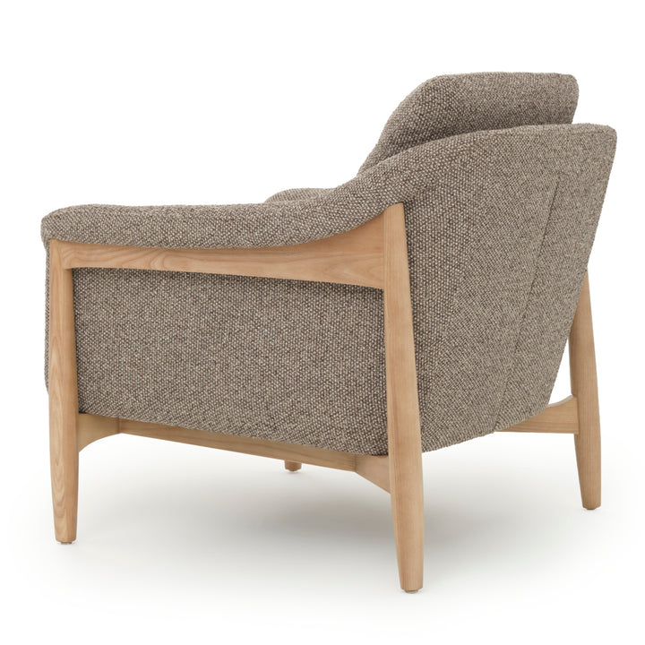 Naranda Fabric Accent Chair Dark Brown