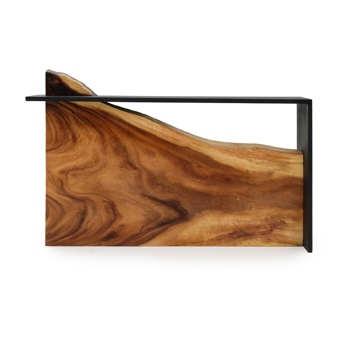 Niranda Wood Console Table Light Brown