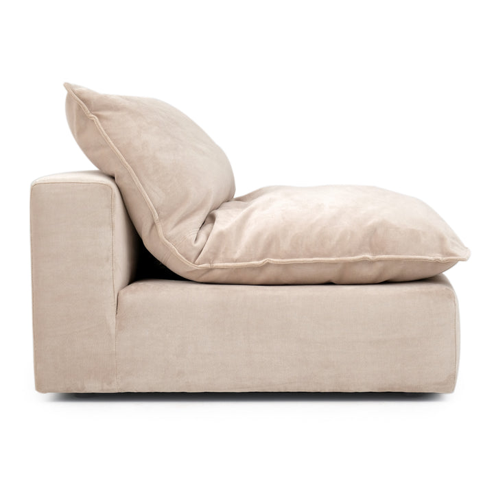 Nuage Modular Armless Chair Beige