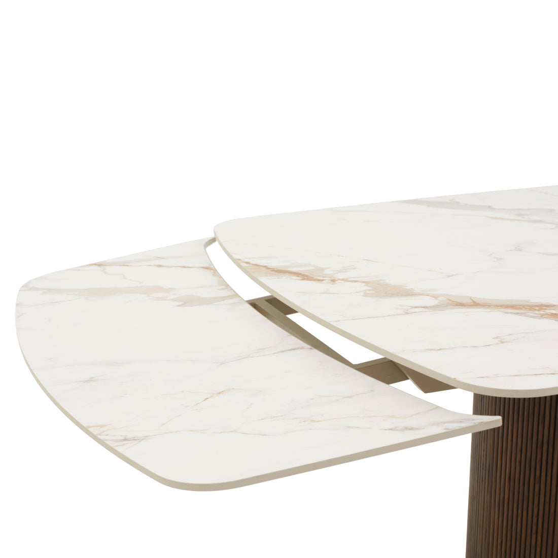 Esmeralda Extendable Dining Table White