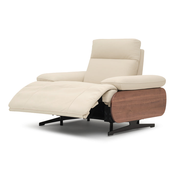 Ellery Reclining Accent Chair Beige