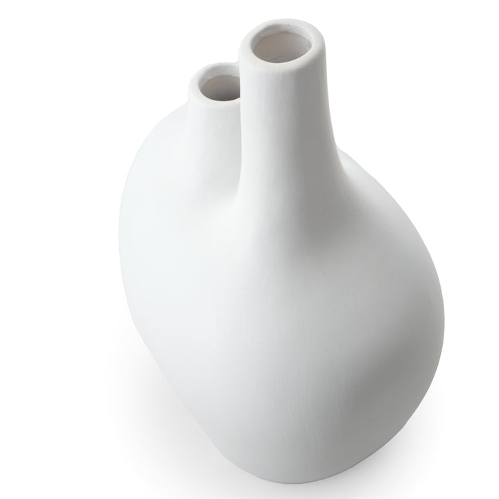 Saja Ceramic Vase Off White