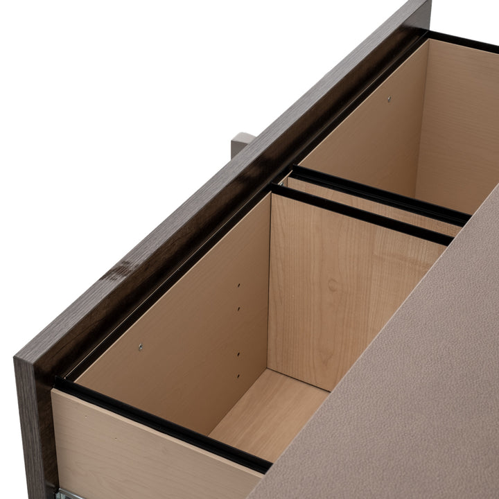 Winslet 4-Drawer Filing Cabinet Dark Brown