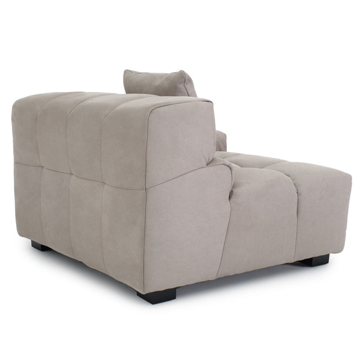 Norika Modular Right Chair Light Grey