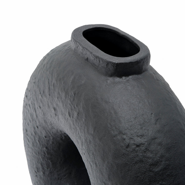 Saja Ceramic Vase Black
