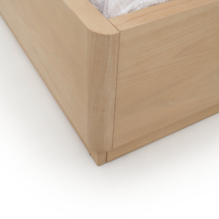Nibba Queen Bed Light Brown