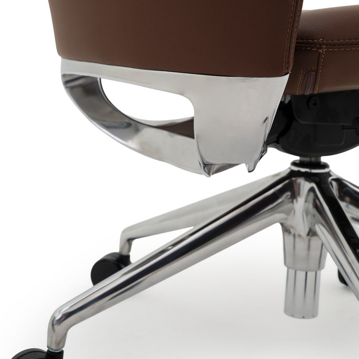 Euca Office Chair Dark Brown