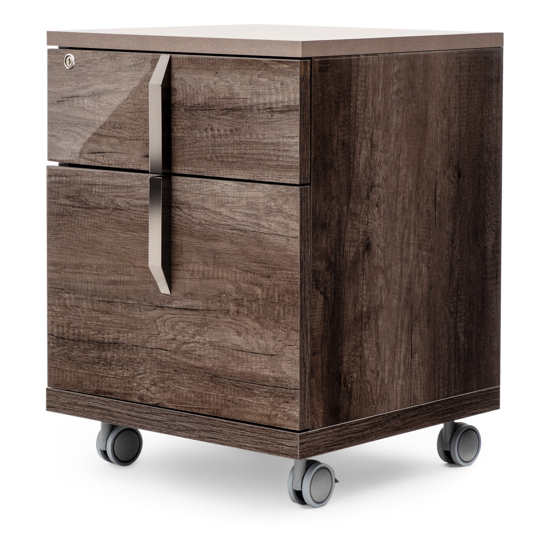 Winslet 2-Drawer Filing Cabinet Dark Brown