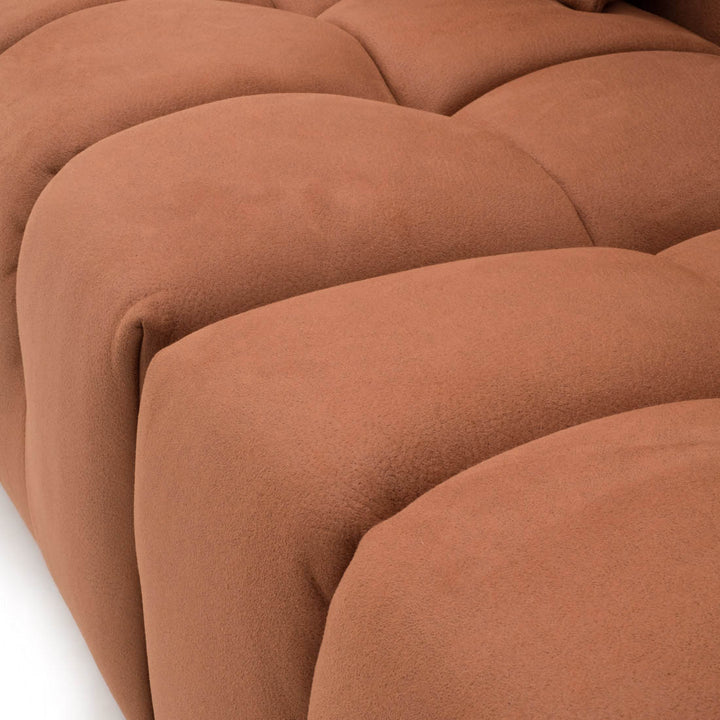 Norika Fabric Modular Sofa Orange