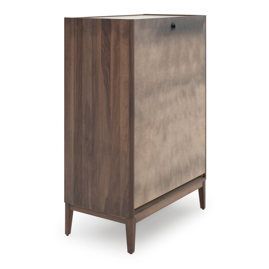 Nathaniel 5-Drawer Chest Dark Brown